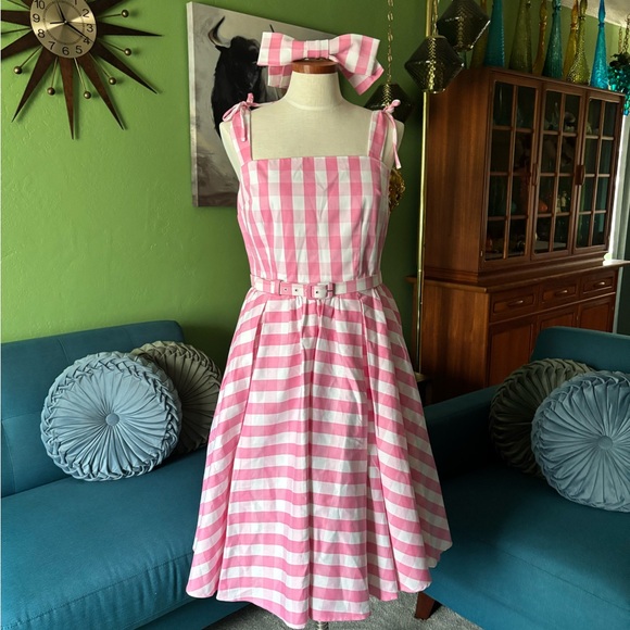 Vixen by Micheline Pitt Gingham dress - Picture 2 of 15